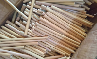 SAFE AND DURABLE BAMBOO STRAWS / NATURAL & NON-TOXIC / LOW-COST BULK SUPPLIES / MADE IN VIETNAM