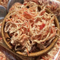 TENDER DRIED SHREDDED SQUID / ORGANIC SEAFOOD & NUTRITIOUS / BEST BULK DEALS ONLINE / MADE IN VIETNAM