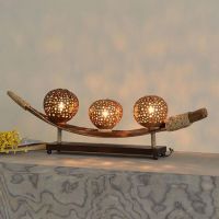 NATURAL AND STYLISH COCONUT SHELL LAMP / UNIQUE DESIGN / AFFORDABLE VALUE / MADE IN VIETNAM