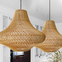 SOFT LIGHT BAMBOO LAMP FOR A COZY AMBIENCE / NATURAL STYLE / HANDCRAFTED IN DETAIL / MADE IN VIETNAM