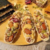 FLAVORFUL NUTRIENT-RICH BOAT SHAPE CAKE / MADE WITH A MIX OF WHOLE NUTS / MADE IN VIETNAM