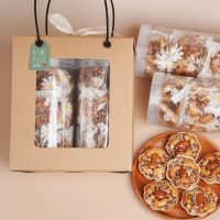 FRESHLY BAKED PLUM BLOSSOM CEREAL TREATS / FULL OF VITAMINS / MADE IN VIETNAM