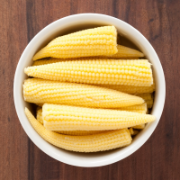 FRESHLY PACKED CANNED BABY CORN / SWEET & CRISPY / NATURAL FLAVOR / MADE IN VIETNAM