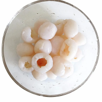 PREMIUM QUALITY, CANNED LYCHEE IN SYRUP, HANDPICKED FOR DELIGHTFUL SNACKING EXPERIENCE.