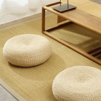WATER HYACINTH OTTOMAN CUSHION, HANDCRAFTED FROM NATURAL WATER HYACINTH, ECO-FRIENDLY AND COMFORTABLE SEATING SOLUTION FOR YOUR HOME
