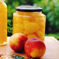 FRESH CANNED PEACH / VITAMIN C RICH / CLEAN LABEL / 100% FRUIT
