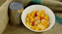 TROPICAL FRUIT BLEND / WHOLE FRUIT PIECES / NO ARTIFICIAL FLAVORS / HEALTHY CHOICE