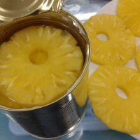 SUN-RIPENED CANNED PINEAPPLE / ENERGY BOOST / CLEAN LABEL / VITAMIN-RICH