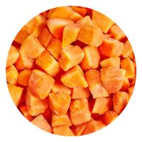 FROZEN PAPAYA PIECES / QUICK FROZEN / CLEAN FRUIT / BULK OR OEM