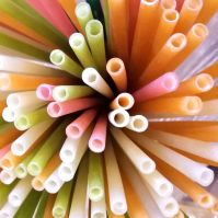 RICE DRINKING STRAWS / NATURAL INGREDIENT / ECO-FRIENDLY USE
