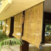 NATURAL BAMBOO WINDOW SHADE / PLANT-DERIVED / MINIMALIST INTERIOR