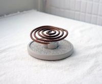 SPIRAL WOOD POWDER INCENSE / CLEAN BURN / HANDMADE / NATURAL BASE