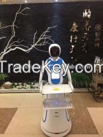 AI robotic waiter  humanoid  service robot waiter for hotel, hospitality, healthcare