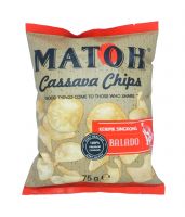 Matoh Cassava Chips - Balado Chili flavour snacks
