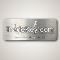 Aluminum nameplates