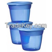 Tommee Tippee - Essentials 3x Food Pots - Blue