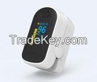 EW BOXYM Fingertip Pulse Oximeter SpO2 PR Rate Oxymeter With Case C1 OLED Black