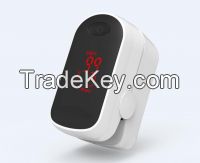 New Boxym Fingertip Pulse Oximeter SpO2 Pr Rate Oxymeter with Case C1 LED Black