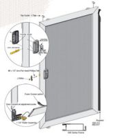 36â³x94â³ Unassembled Economy Sliding Screen Door