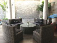 Poly rattan sofa set