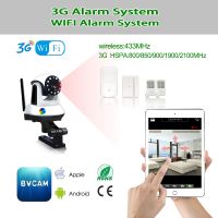 WIFI 3G Camera security alarm system support Android and IOS APP control smart socket control home application 