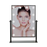 Adjustable Brightness Touch Screen LED Makeup Mirror with Imported Glass Lenses High Quality Adjustable Brightness Touch Screen LED Makeup Mirror with Imported Glass Lenses