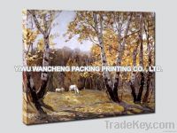 Animal and Trees Classical Landscape Art On Stretched Canvas