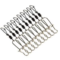 10pcs Swivel Hooks Dual Clips Hanging Wind Spinners For Chimes Crystal Twistersï¼�Spinning Windsocks And Any Kites, Flower Pots, Plants, Bird Feeders, Solar Lights, Flagsï¼&i