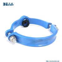 Standard Cast Iron Saddle Clamp For Pvc Or Pe Pipes