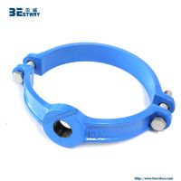 Standard Cast Iron Saddle Clamp For Pvc Or Pe Pipes