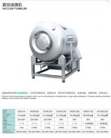 Automatic  fish and meat vacuum tumbler with refrigeration system