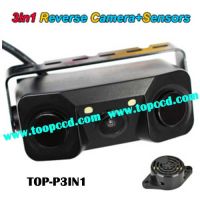 3 in 1 Car Reverse Camera parking sensor systems from TOPCCD (TOP-P3IN1)