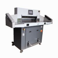 HV-720HTS Hydraulic Paper Cutter With Side Table