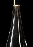Designer Handblown Glass Light, 1 Light Pendant Lamp Drop