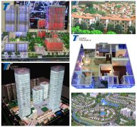 3D architecture model plan for construction, ho scale model