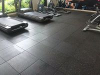 Recycled rubber flooring bricks for gym