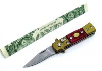 WRANGLER-WBR1-E0 - 4.75" SMALL SWITCHBLADE AUTOMATIC KNIFE - 2." BLADE - ATT01104