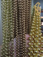 Factory Price Multisize Gold Plated Plastic Beads Chain Round Roll