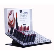 Cosmetic display stand nail polish display stand Clear lid cosmetic display trays Acrylic Cosmetic