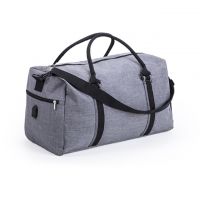 Wholesale durable roomy gym sport travel bag with shoes compartment USB charge