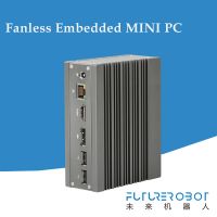Future Robot F1 x86 N3350/N4200/J4205 HDMI+DP 1LAN 1SD 1COM 4USB Fanless Mini PC Wide Temp IPC