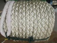 White Double Braided Mooring Rope With 2 Meters Canva Protected Both Ends Good Price And Best Quality