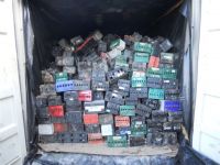 USED Waste Auto, Car and Truck battery, Drained lead battery scrap for sale at cheap 