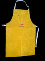 Premium leather welding bib apron