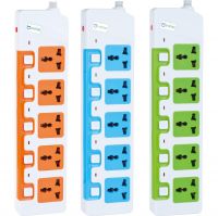5 Gang Power Strip with Independent Indicator Light