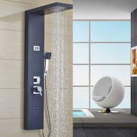 Modern Style Bathroom 304 Stainless Steel Shower Panel Shower Column