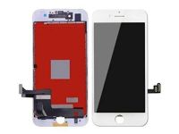 White LCD screen with digitizer assembly replacement for iPhone 8