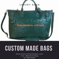 Genuine Alligator/crocodile Leather Luggage/carry-on Luggage, Travel Bag. Siamensis Crocodile Leathers Wholesale Factory