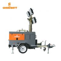 Prime Quality! 9 M Hydraulic Diesel Portable Light Tower For Construction, Mining And Rescue