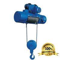 2t electric hoist lifting height 18m power supply 220v double speed steel wire rope electric hoist